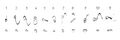 All eleven numerals found in the Kandyan Convention are given in the second row and the corresponding numerals which are given by Mendis Gunesekera are given below for comparison. Number 2 and 3 of Sinhala Illakkam have a slight variation.