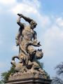 Rococo sculpture of Hercules, 1758. Branicki Palace in Białystok.