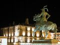 The Plaza Mayor at night