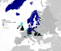 After the Edict of Fontainebleau. Crypto-Protestants are not shown.