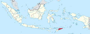 Location of East Timor Province