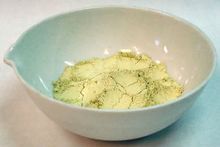Sample of microcrystaline silver carbonate