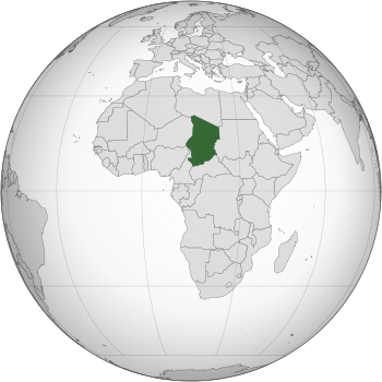 موقع تشاد