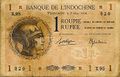 French Indian 1 rupee (1938)