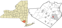 Location in Orange County, New York