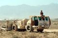 Hydrema mine clearing vehicle.