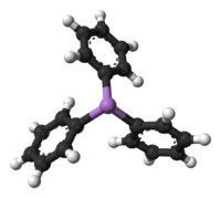 Ball-and-stick model of triphenylarsine