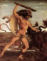 Hercules and the Hydra by Antonio del Pollaiuolo, 15th century.