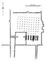 Plan of the 80-column pillared hall in Pataliputra.