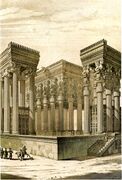 The Apadana by Charles Chipiez