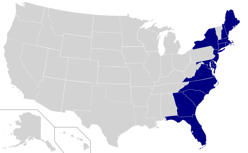 ملف:USA states atlantic coast.png