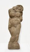 Nu debout, 1907 (Automne), limestone, 95 x 33 x 17 cm, Musée National d'Art Moderne