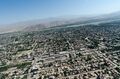 Jalalabad, the fifth-largest city, located in eastern Afghanistan