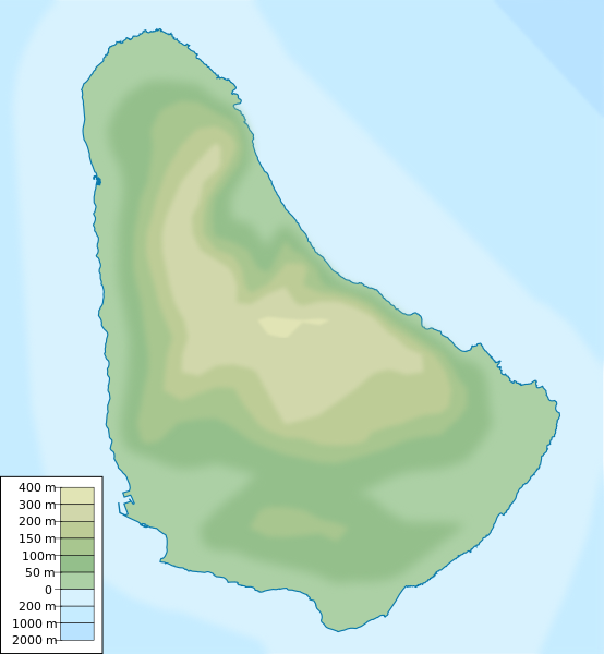 ملف:Barbados physical map.svg