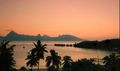 Sunrise over Moorea