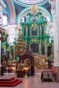 3. Rococo iconostasis in the Orthodox Church of the Holy Spirit in Vilnius, was designed by Johann Christoph Glaubitz, 1753–1756.