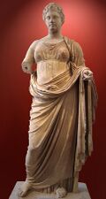 Statue of a robed Themis