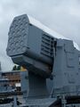RIM-116 RAM launcher onboard on S74 Nerz, a Gepard class fast attack craft في البحرية الألمانية