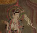 Bodhisattva painting at Dun Huang in the "1000 Buddha cave" (cave 17)