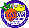 Seal of the City of Corona