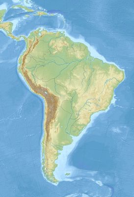 Location map South America
