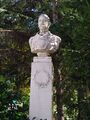 A bust of Koumoundouros in central square