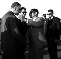 معمر القذافي رئيس مجلس قيادة الثورة الليبى بمطار القاهرة، 1 ديسمبر 1969