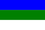 Flag of the Komi Republic (17 December 1997)