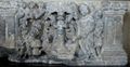 The Buddha preaching at the Deer Park in Sarnath (القرن 2-3)