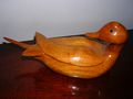 Carving of a duck by a فلوريدا artist