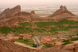 صورة جوية لمبزرة الخضراء.