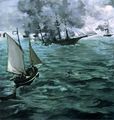 Battle of the Kearsarge and the Alabama, Philadelphia Museum of Art, 1864