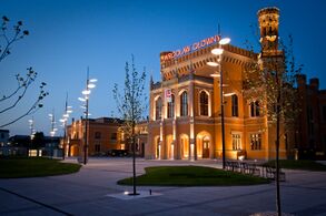 Wrocław Główny railway station is a major railway hub in the region