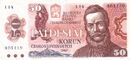 50 Czechoslovakan koruna 1985-1989 Issue Obverse.jpg
