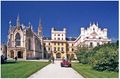 Chateau in Lednice, a village containing a palace and the largest park in the country