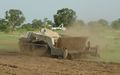 Digger remote controled mine flail deployed in Sudan.