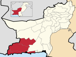 خريطة قسم مكران