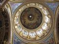 A. Among the earliest and most spectacular large sculptures produced by copper electrotyping were twelve gilt angels (ca. 1858) by Josef Hermann that stand in the cupola of Saint Isaac's Cathedral in St. Petersburg, Russia. These sculptures are 6 متر (20 ft) tall; the metal needed to be thin enough so that the weight of the sculptures could be supported high above the cathedral's floor.[1]