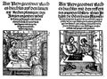 Two arithmetic books published in 1514 – Köbel (left) using a calculation table and Böschenteyn using numerals