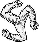 Tremayne family triskelion arms
