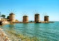Windmills at the port
