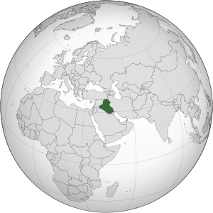 Location of العراق