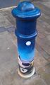 Bollard in the style of The Sleeping Gypsy by Henri Rousseau