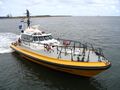 A pilot boat near the port of Rotterdam