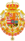 Escudo de Felipe V de España Toisón y Espiritu Santo Leones de gules.svg