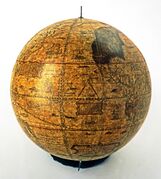 الكرة الأرضية لـجـِما فريزيوس، 1536