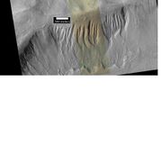 Gullies near Newton Crater, as seen by HiRISE under the HiWish Program.