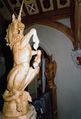 Carving of unicorn by G&H Studios