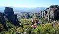 The Rousanou, the Nikolaos and the Grand Meteora monasteries.