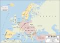 The Kingdom of Serbia in Europe in 1914.
